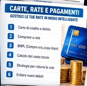 Carte, rate e pagamenti
